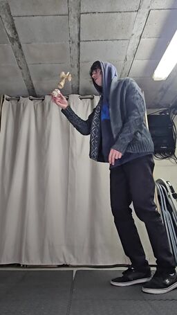 Clement S. performing Inward Lunar Backflip trick